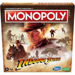 Monopoly Indiana Jones Game,Inspir&eacute; Des Films Indiana Jones,Jeu De Soci&eacute;t&eacute; Pour 2 &Agrave; 6 Joueurs,&Agrave; Partir De 8 Ans - Neuf