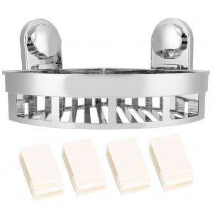 Hjlian Etagere D'angle Murale A Ventouse Puissante Pour Salle De Bain - Neuf