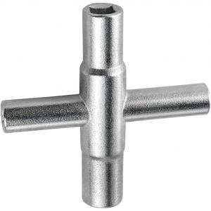 Clé Carrée 4 Voies - Dimensions Intérieures 6,5 Mm/7 Mm/8 Mm/9 Mm - Clé De Purge Pour Boîtier Électrique,Gaz,Eau,Compteur Électrique,Armoire - Neuf