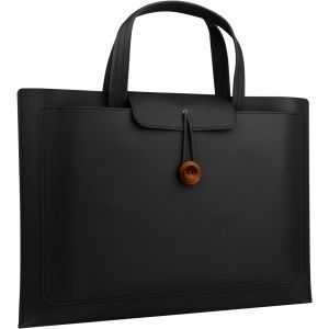 acdsgd-Sacoche Ordinateur Portable, Protection PC Multifonction en Cuir PU, Grand Capacit&eacute; Etanche Antichoc, Compatible avec MacBook/HP/Microsoft/Lenovo/Asus/Acer - Neuf