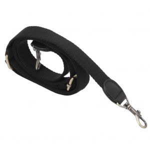 Accessoires de patchwork faits main, bandouliere reglable en cuir pour sac a bandouliere CBD065-066, noir - Neuf