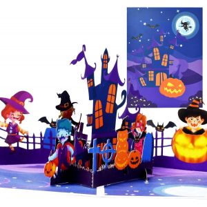 TRAHOO-Cartes pop-up d'Halloween, cartes de v?ux d'Halloween 3D pour enfants, famille, amis. - Neuf