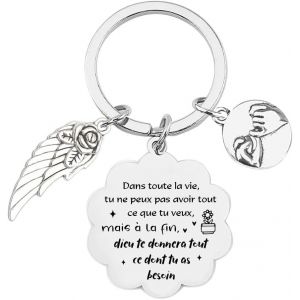 Kal-Cadeau Porte-Cles D'inspiration,Porte Clef Pendentif Parfois Tu Oublies Que Tu Es G&eacute;nial, Alors Ceci Est Ton Rappel Pour Soeur Meilleures Amies Fille Filles Femmes Porte Cles Femme - Neuf