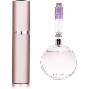 Vaporisateur Parfum, 5 Ml Flacon Rechargeable, Vaporisateur De Voyage Portable, Adapté Au Sac À Main, Au Voyage, Pour Femmes Et Hommes (Rose) - Neuf