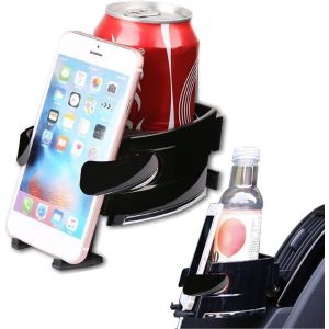 Support d'&eacute;vent Universel pour t&eacute;l&eacute;phone de Voiture Support de Verre pour Voiture Grand Adaptateur de t&eacute;l&eacute;phone Portable de Voiture Compatible Iphone Samsung Accessoires de Voiture (Noir) - Neuf