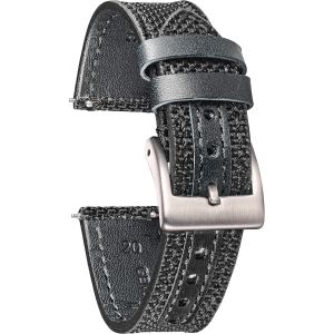 Eryi-Cuir Avec Bracelet De Montre En Nylon 18mm 20mm 22mm Bracelets De Montre À Fermeture Rapide Pour Les Hommes Femmes À Fermeture Rapide - Neuf
