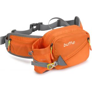 Sac Banane avec Porte-Bouteille,Sac Banane de Sport pour l'extérieur,l'entraînement des Chiens,Le Cyclisme,la randonnée,la Course,Sac Banane pour Homme et Femme (Orange) - Neuf