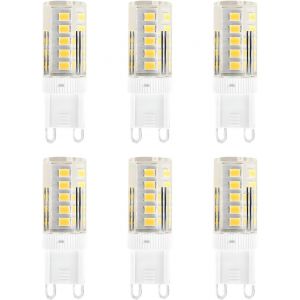 Ampoule Led G9 3w Équivalent À 40w Halogène, Blanc Froid 6000k, 410 Lumens, Non-Dimmable, Économie D'énergie, Cri 85, Base En Céramique, Culot G9 Standard, Utilisation Domestique Et Professionnelle, L - Neuf