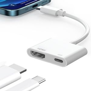 KALANKA-4K USB Type-C sur l'Adaptateur Hdmi, Compatible avec Apple 15 Macbook Pro Air Ipad Pro, USB 3.1 Type C Digital AV Hdmi 2.0 Câble Compatible avec Samsung Galaxy S23 / S22, Pixelbook, Xps Et Pl - Neuf