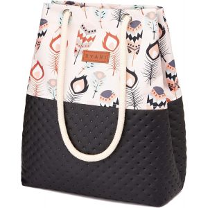 SJZG-Grand Sac Furre-Tout En Toile Pour Femme - Tote Bag Pour Shopping - Neuf