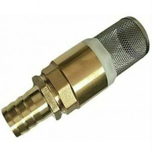 Clapet anti-retour 1 pièce - avec filtre en acier inoxydable et clapet anti-retour/clapet anti-retour/pompe à clapet anti-retour 88 x 37 mm - Neuf
