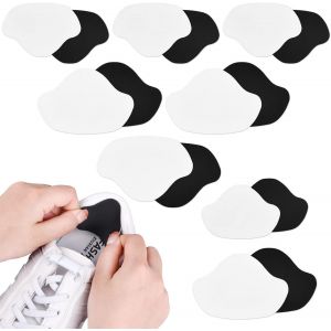 Kalanka-8 Paires R&eacute;paration De Talon De Chaussure Patch, Patch De Pr&eacute;vention Trous De Chaussures, Autocollants &Agrave; Talons Patchs Talon Auto-Adh&eacute;sif, Coussinets R&eacute;paration Talon, Grand Et Petit - Neuf