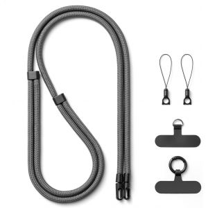 JGD-Cha&icirc;ne de t&eacute;l&eacute;phone portable universelle pour t&eacute;l&eacute;phone portable &agrave; suspendre, cordon r&eacute;glable pour t&eacute;l&eacute;phone portable, &agrave; accrocher autour du cou - Neuf