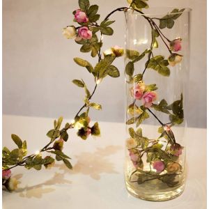 KAL-Lot De 2 Guirlandes Lumineuses De 4,4 M Avec 40 Led Alimentées Par Piles Pour La Saint-Valentin, La Fête Des Mères, Le Jardin, Un Mariage, Un Anniversaire, Des Vacances, Une Décoration De - Neuf
