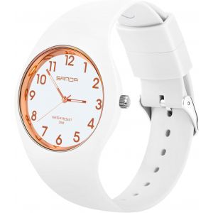 Kalanka-Montre Pour Femme Avec Bracelet En Silicone, Montre De Sport Analogique Etanche Montres Femme Analogique Quartz Grand Cadran Facile &Agrave; Lire, Tendance, Stylish, Simple Pour Femmes Et Filles - Neuf
