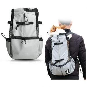 Chien Transporteur Sac À Dos, Sac À Dos Avec Doublure Imperméable À L'eau, Petit Sac De Voyage Pour La Randonnée, La Marche, Le Vélo¿L¿ - Neuf