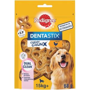 Apt-Dentastix Chewy Chunx ¿ Pour Moyen/Grand Chien (15+ Kg) ¿ Friandises Au Poulet ¿ Pour Une Bonne Hygiène Bucco-Dentaire ¿ 5 Sachets De 68g - Neuf