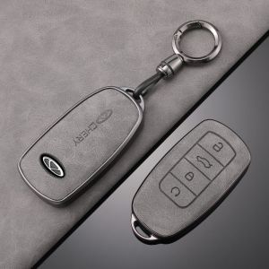 Étui pour clé de voiture en TPU,à la mode,pour Chery Omoda C5 5 fx 7 Tiggo 8 PLUS 8 Pro 7 Pro Arrizo 5 PLUS 2021 2022 2023,accessoires automobiles - Type F-grey chain - Neuf