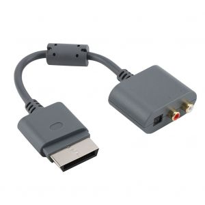 Adaptateur Audio Optique Rca Pour Xbox 360 - Neuf