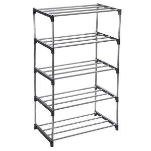 Petit porte-chaussures empilable,économisant le rangement et l'organisation (5 niveaux) - Neuf