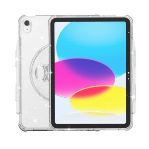 Coque Shockproof Glitter Pour Ipad 11 (11e Et 10e Génération) 2022/2025 Avec Support - Blanc - Neuf