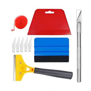 Outils D'application De Teinte De Fenêtre Raclette Couteau Utilitaire Ensemble D'outils D'emballage En Vinyle Hwy - Neuf