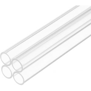 KALANKA-Tube Rigide en Plastique Transparent de 6 Pouces (15cm) de Diam&egrave;tre 8mm x 10mm (5/16 Pouces x 3/8 Pouces) en Acrylique Lot de 4 Pi&egrave;ces - Neuf