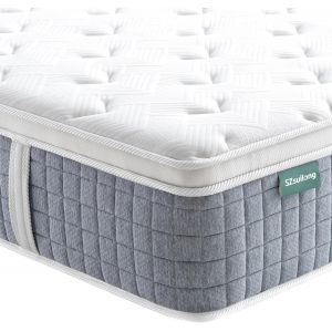 SUBZONAL-Hybride Matelas 160x200 cm 26cm &Eacute;paisseur Matelas de Premium H3 H4 Ferme,7 Zone de Confort Matelas Ressorts Ensach&eacute;s,Mousse &agrave; M&eacute;moire Forme,Soutien Parfait, Certifi&eacute; -Tex - Neuf