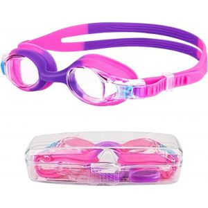 Letnerny-Lunettes De Natation Pour Enfants De 3 À 14 Ans, Lunettes De Natation Anti-Buée, Avec Étui Portable À Pince-Nez, Lunettes Hd Étanches Pour Enfants, Lunettes De Natation Avec Protection En - Neuf