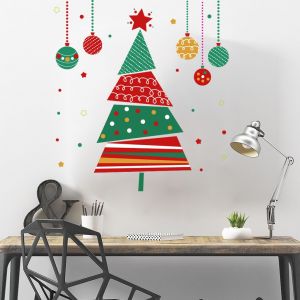 No&euml;l Autocollants Pour Fen&ecirc;tres,Arbre De No&euml;l Autocollant Sticker Mural, - Neuf