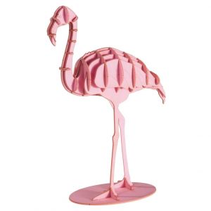 Maquette 3D en papier Flamant rose - Neuf