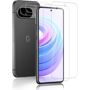Kal-Film De Protection D'écran En Verre Blindé Pour Google Pixel 9, 2 + 2 Pièces, Film De Protection D'écran Pour Google Pixel 9, Avec Film De Protection De L'appareil Photo, Dureté 9h, Haute - Neuf