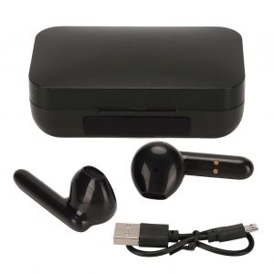 Écouteurs Bluetooth sans fil Affichage numérique LED Écouteurs stéréo à charge rapide avec microphone pour l'extérieur quotidien - Neuf