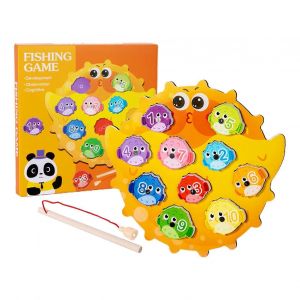 Jeu de pêche magnétique pour enfants, jouet éducatif interactif - Neuf