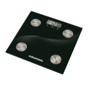 Grundig P&egrave;se Personne Balance avec Analyse Corporelle - Balance Pr&eacute;cision 180 kg - P&egrave;se Personne Connect&eacute; avec M&eacute;moire 12 Profils - Balance P&egrave;se Personne LCD - Neuf