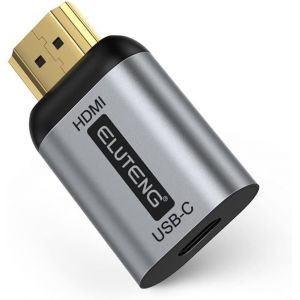 KALANKA-Adaptateur USB C vers HDMI 2.0, 4K@60Hz Type-C Femelle vers HDMI M&acirc;le Convertisseur Thunderbolt 3/4, Adaptateur USB-C vers HDTV pour TV 4K Moniteur Projecteur MacBook iPad Pro Samsung MateBoo - Neuf