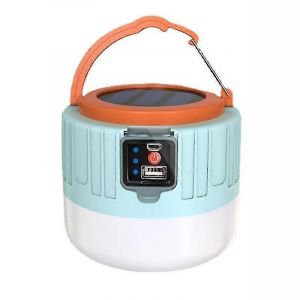Lampe Solaire De Camping, Lanterne De Survie, Lampe Portable, Lampe Torche Rechargeable, Batterie Externe - Neuf