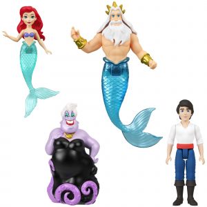 Disney Princess Princesse Disney-Coffret Personnages Ariel-Coffret de 4 poup&eacute;es - Neuf