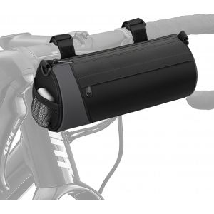 Sac De Guidon V&eacute;lo,Sacoche Cadre Velo,Pochette De Rangement Pour Cadre Avant De V&eacute;lo Pour Cyclisme,Bandouli&egrave;re Amovible,Sac De Transport Pour V&eacute;lo De Route,Accessoires De Scooter,Noir - Neuf