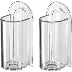 KALANKA-Lot de 2 supports de brosse &agrave; dents &eacute;lectriques - Pas de per&ccedil;age - Support mural auto-adh&eacute;sif - Rangement universel pour brosses &agrave; dents - Neuf