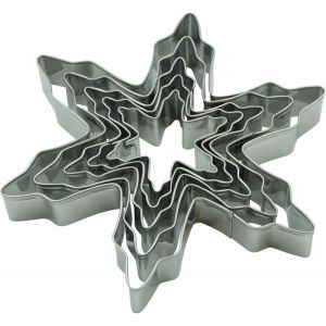 Chenquansarl-Lotde5emportepicesfloconsdeneigeenacierinoxydablepassentaulavevaissellepourlacuissondebiscuitsbiscuitsdeterrasseetyeuxlinzer88465 - Neuf