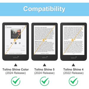 &Eacute;tui Compatible Avec 6 Kobo Clara Colour/Bw 2024 Et Kobo Clara 2E 2022 - Coque Liseuse Housse Avec B&eacute;quille, Fente Pour Carte Et Dragonne, Marbre &Eacute;meraude[CLA9300552] - Neuf