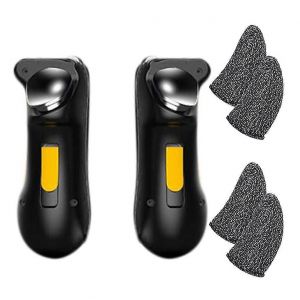Manette De Jeu Mobile Pour Manette De D&eacute;clenchement Pubg L1r1 Avec 2 Paires De Couvre-Doigts De Jeu - Neuf