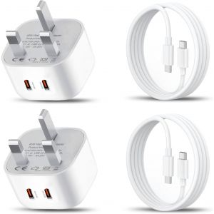 JGD-Chargeur 45 W pour Samsung Galaxy S25 Ultra/S24 Plus/S25 Edge/S24 FE/S23/S22 S21 S20, A56 5G/A36 A26 A16/A55 A25 A35 A54 A53 Z Fold 6 7 W Chargement USB super rapide. Adaptateur C - Neuf