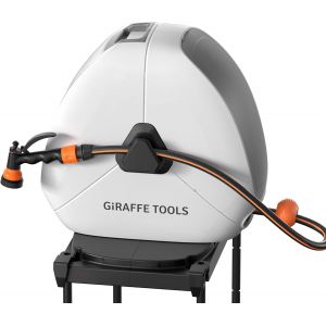 Ulteronixshop-Enrouleur de tuyau d'arrosage r&eacute;tractable de 40 m, tr&egrave;s r&eacute;sistant, avec buse de pulv&eacute;risation 7 fonctions et base pivotante flexible - Neuf