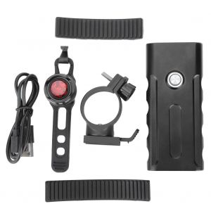 Hjlian Feu Avant Et Arriere De Velo Bx3 3 En 1 Rechargeable Par Usb, Multifonction, Led, Etanche - Neuf