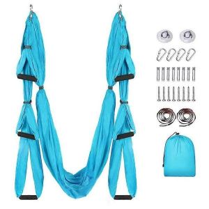 Améliorez Votre Pratique : Ensemble De Balançoires De Yoga Aérien Avec Hamac, Kit Trapèze Et Accessoires Pour Plus De Souplesse, De Force Et De Bienfaits Pour La Santé - Neuf