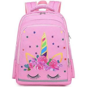 Sac &agrave; dos d'&eacute;cole pour les filles mignon enfants Licorne sac d'&eacute;cole Casual Travel Backpa - Neuf