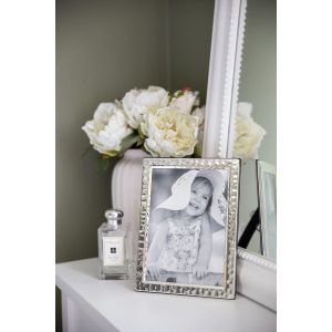 Lot de 2 Cadres Photo Pavia pour Photo 10 x 15 cm, argent&eacute; pr&eacute;cieux, Protection Contre Le ternissement, avec 2 suspensions - Neuf