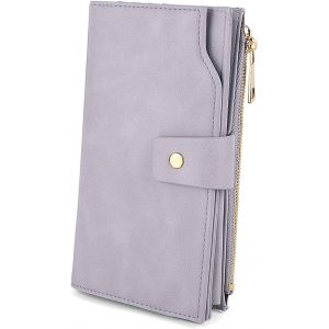 TIANYI-Femme Portefeuille Blocage RFID en PU Cuir avec Bracelet Grande Capacité(21 emplacements de Cartes) Poche Intérieure Convient aux Portables 5.5 - Neuf